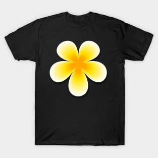 Plumeria flower design illustration T-Shirt